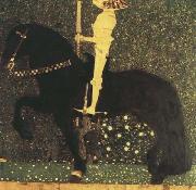 Gustav Klimt Life is a Struggle (The Golden Knight) (mk20) USA oil painting artist